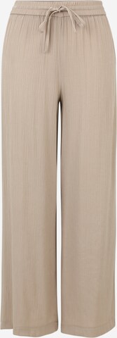 Vila Petite Regular Pants 'SELMA ALIA' in Beige: front