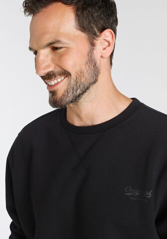 Man's World Sweatshirt in Schwarz