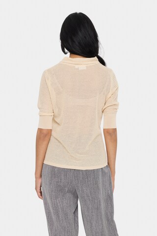 SAINT TROPEZ Trui 'Gizette' in Beige