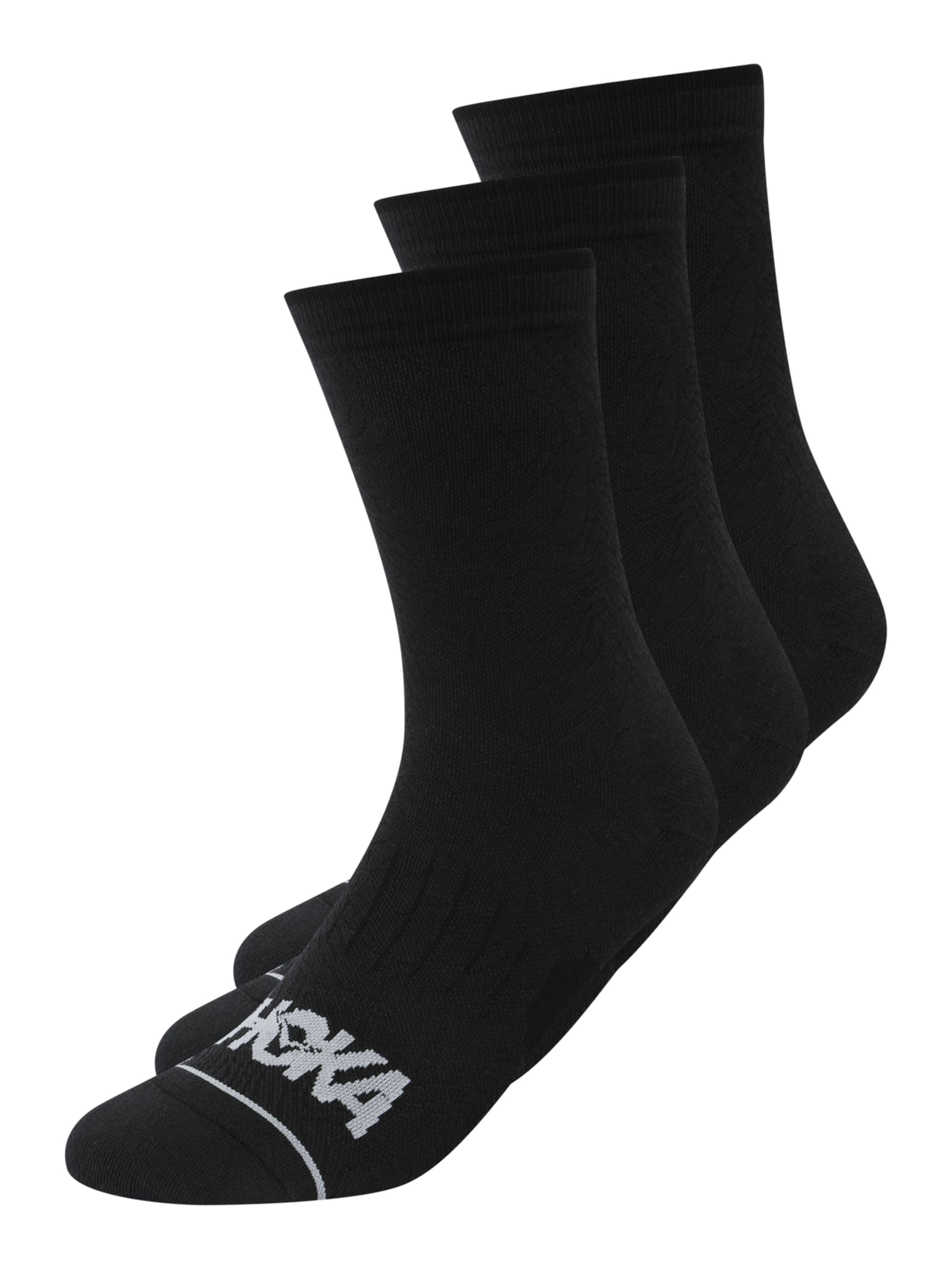 HOKA Αθλητικές κάλτσες σε μαύρο: μπροστά