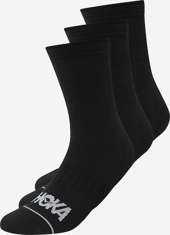 HOKA Sportsocken in Schwarz: Vorderseite