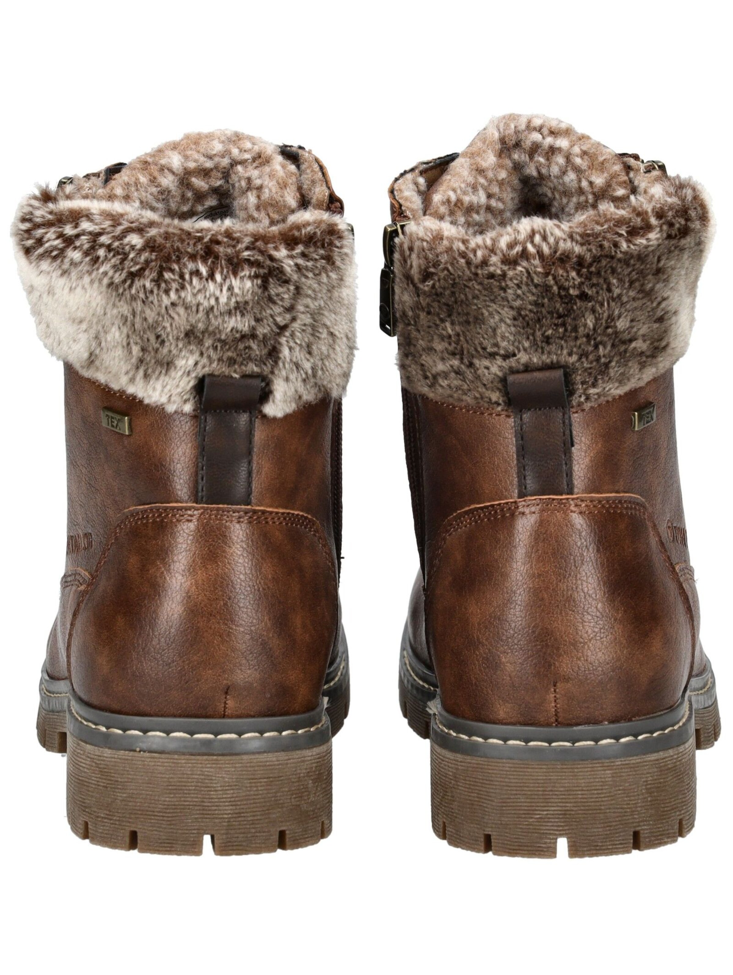 TOM TAILOR Veterlaarsjes in Bruin