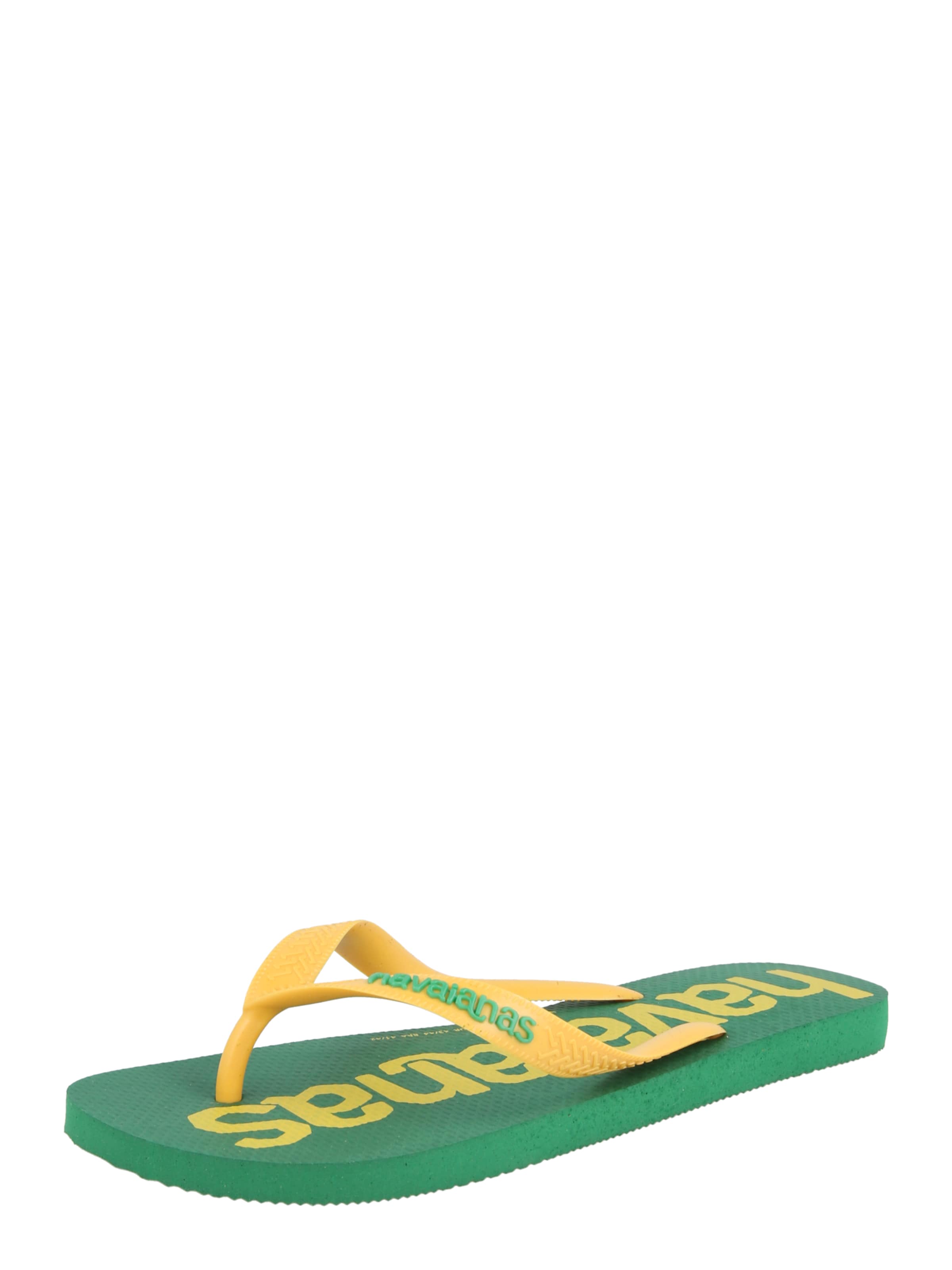 HAVAIANAS Varbavaheplätu 'TOP LOGOMANIA 2', värv roheline: eest vaates