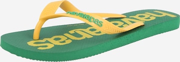 žalia HAVAIANAS Šlepetės per pirštą 'TOP LOGOMANIA 2': priekis