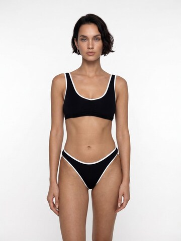 Bustier Bikini Flavia Valentini en noir : devant