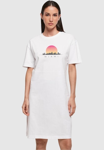 Merchcode Kleid 'Miami' in Weiß: predná strana