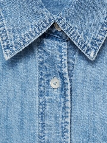 MANGO Blouse 'CAHUITA' in Blauw