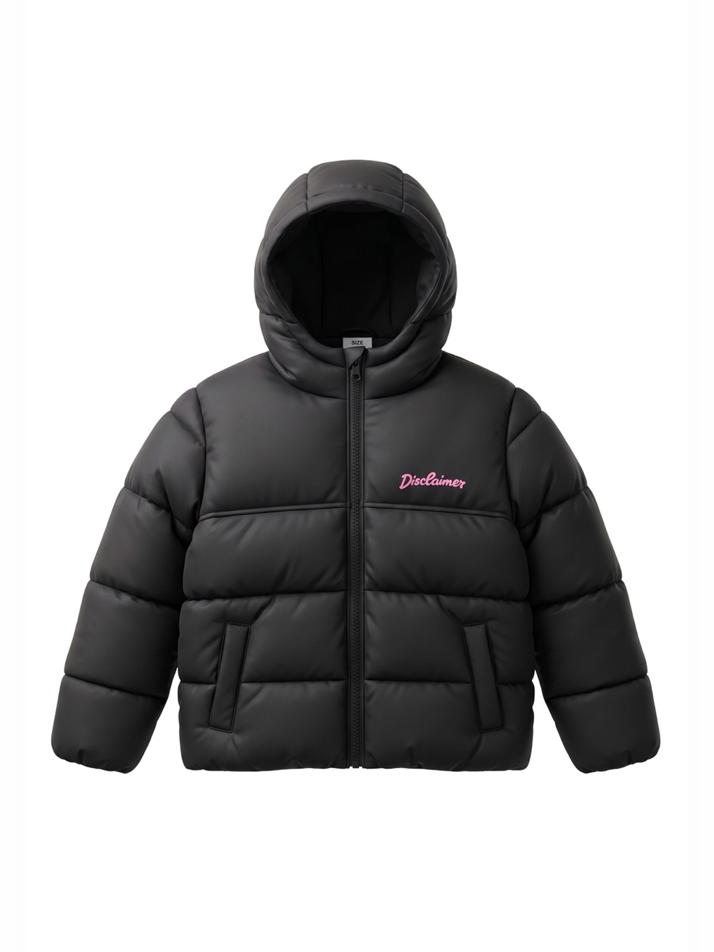 Veste d’hiver DISCLAIMER en noir : devant