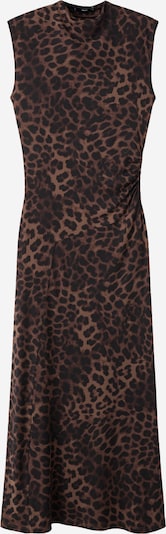 MANGO Haljina 'CAROLE' u tamno smeđa / crna, Pregled proizvoda