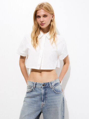 Pull&Bear Blouse in Wit