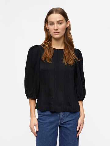 OBJECT Blouse 'Lilli' in Zwart: voorkant