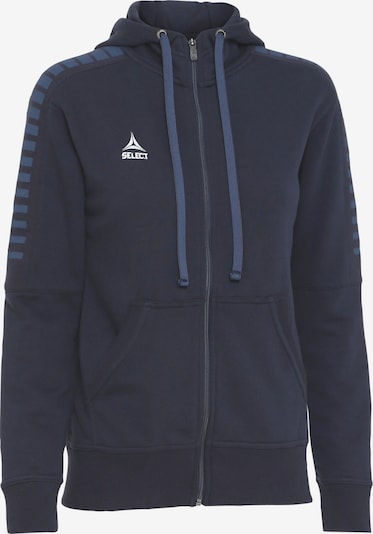 Select Sweatjacke 'Torino' in XS in marine / weiß, Produktansicht