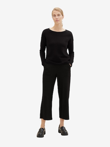 TOM TAILOR Pullover in Schwarz