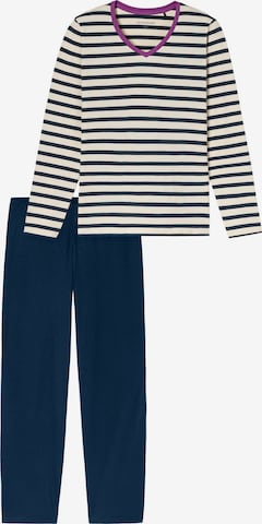 SCHIESSER Pyjama 'Casual Essentials' in Mischfarben: Vorderseite
