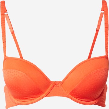 ESPRIT Push-up Podprsenka – oranžová: přední strana