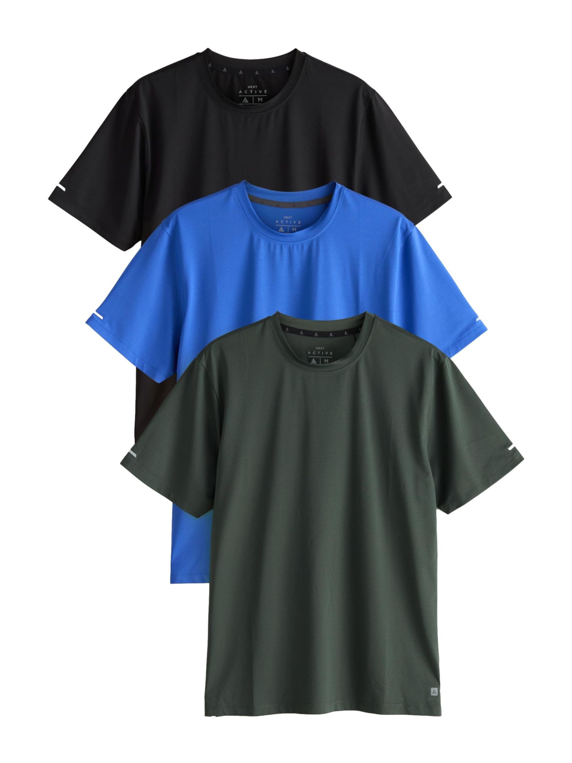 Next Tehnička sportska majica 'Active' u svijetloplava / tamno zelena / crna, Pregled proizvoda