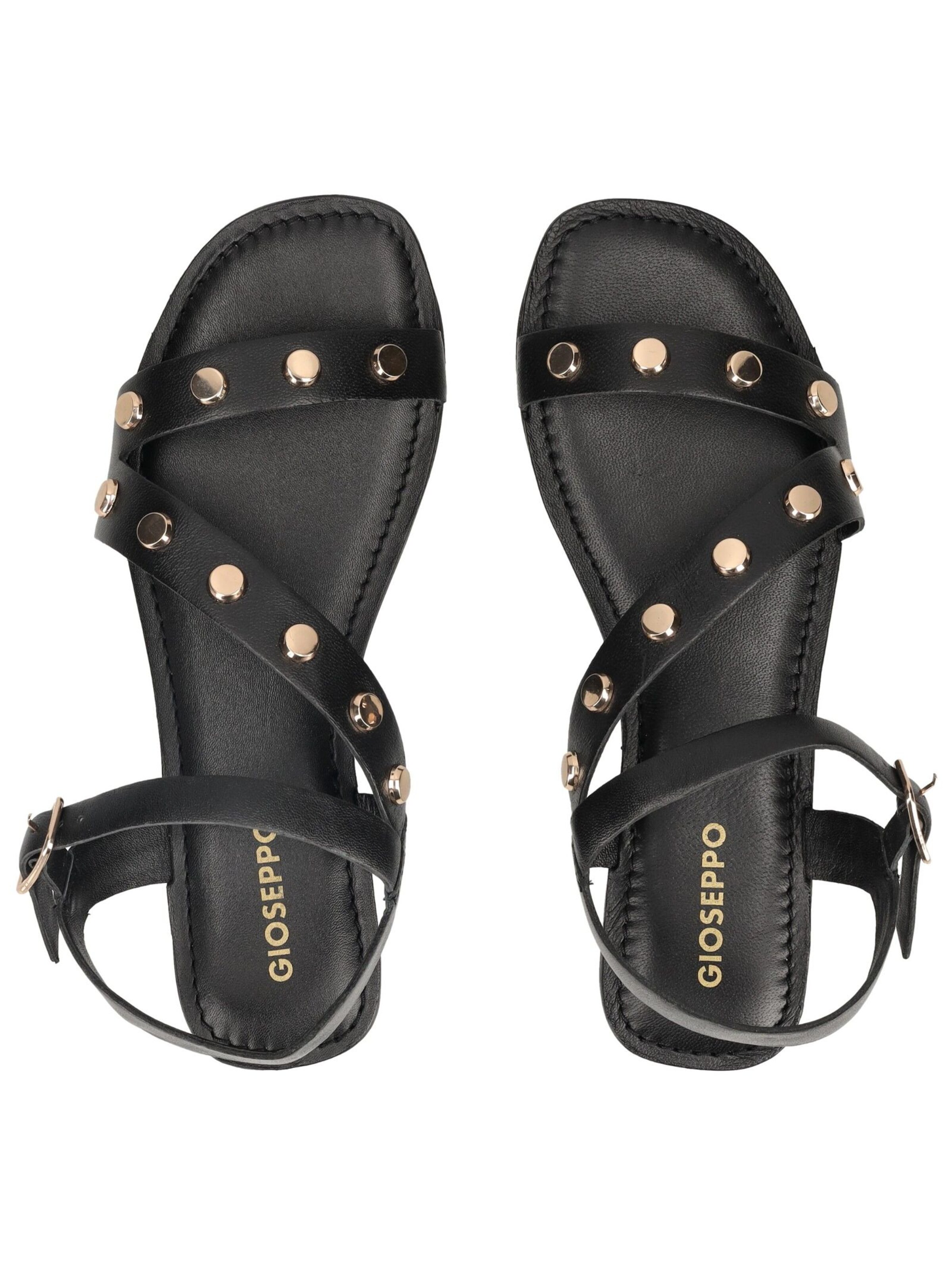 GIOSEPPO Strap sandal in Black