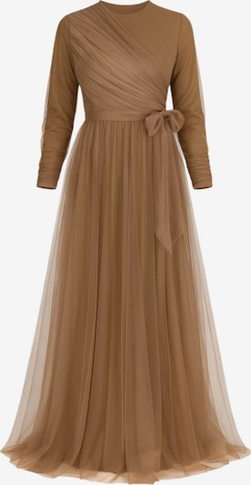 fashionshowcase Abendkleid 'INCI' in hellbraun, Produktansicht