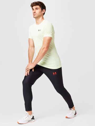 T-Shirt fonctionnel 'Radial' UNDER ARMOUR en vert