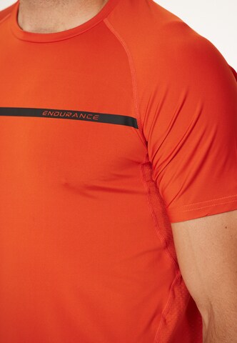 ENDURANCE - Camiseta funcional 'Serzo' en naranja