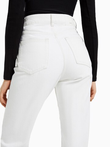 Bershka Regular Jeans in White