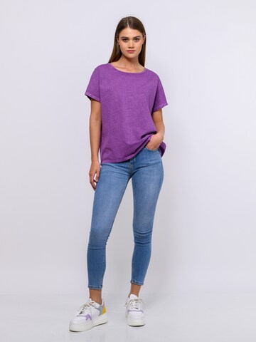 SOMWR Shirt 'FLOAT' (GOTS) in Lila