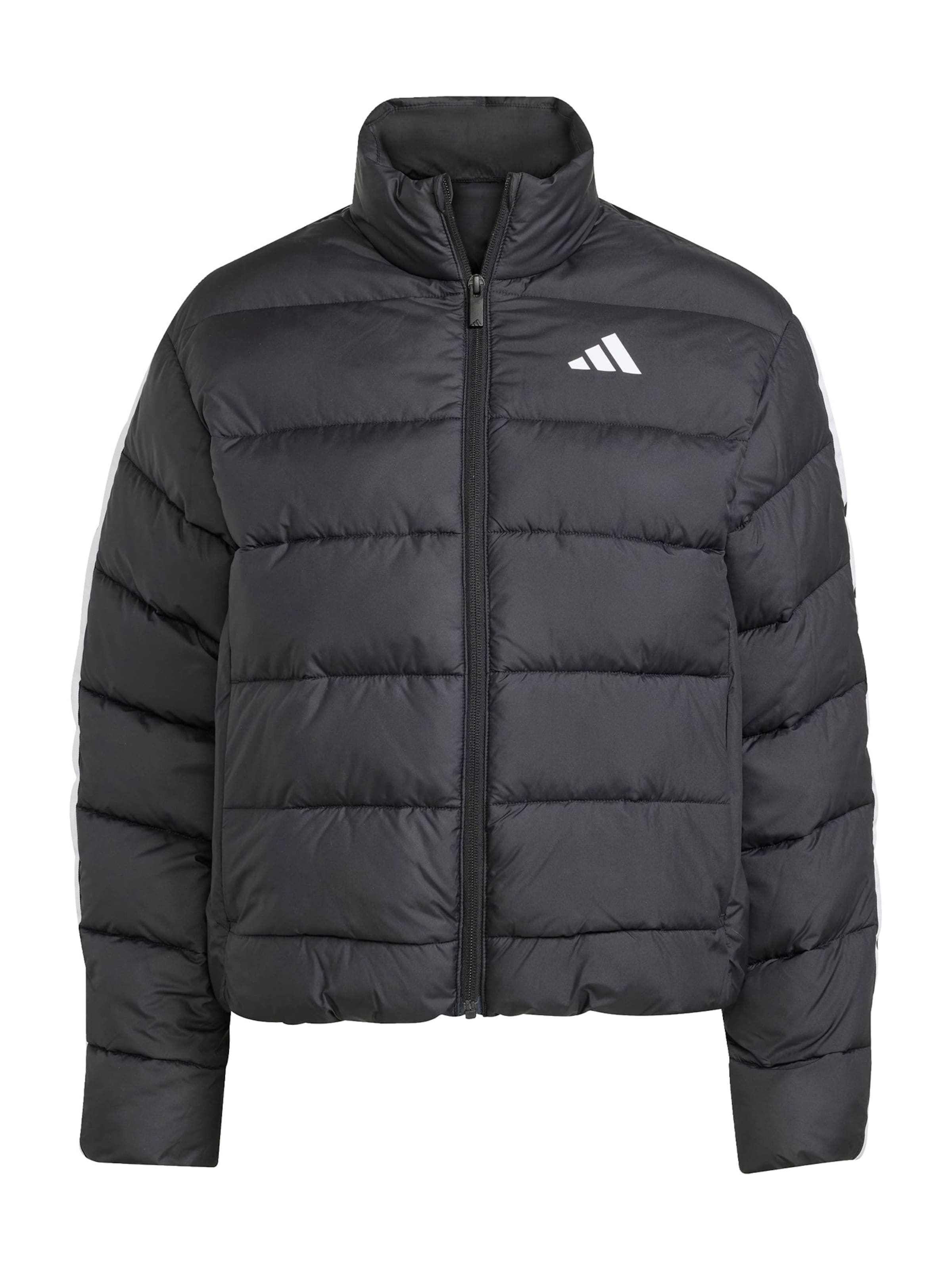 ADIDAS SPORTSWEAR - Casaco deportivo 'ESS' em preto: frente