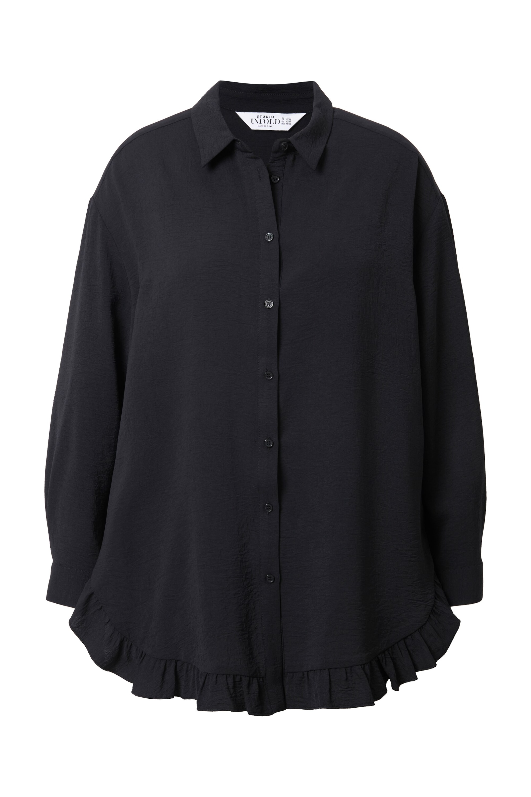 Studio Untold Bluse in Schwarz: Vorderseite