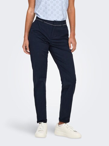 Slimfit Pantaloni chino 'ONLBIANA' di ONLY in blu: frontale