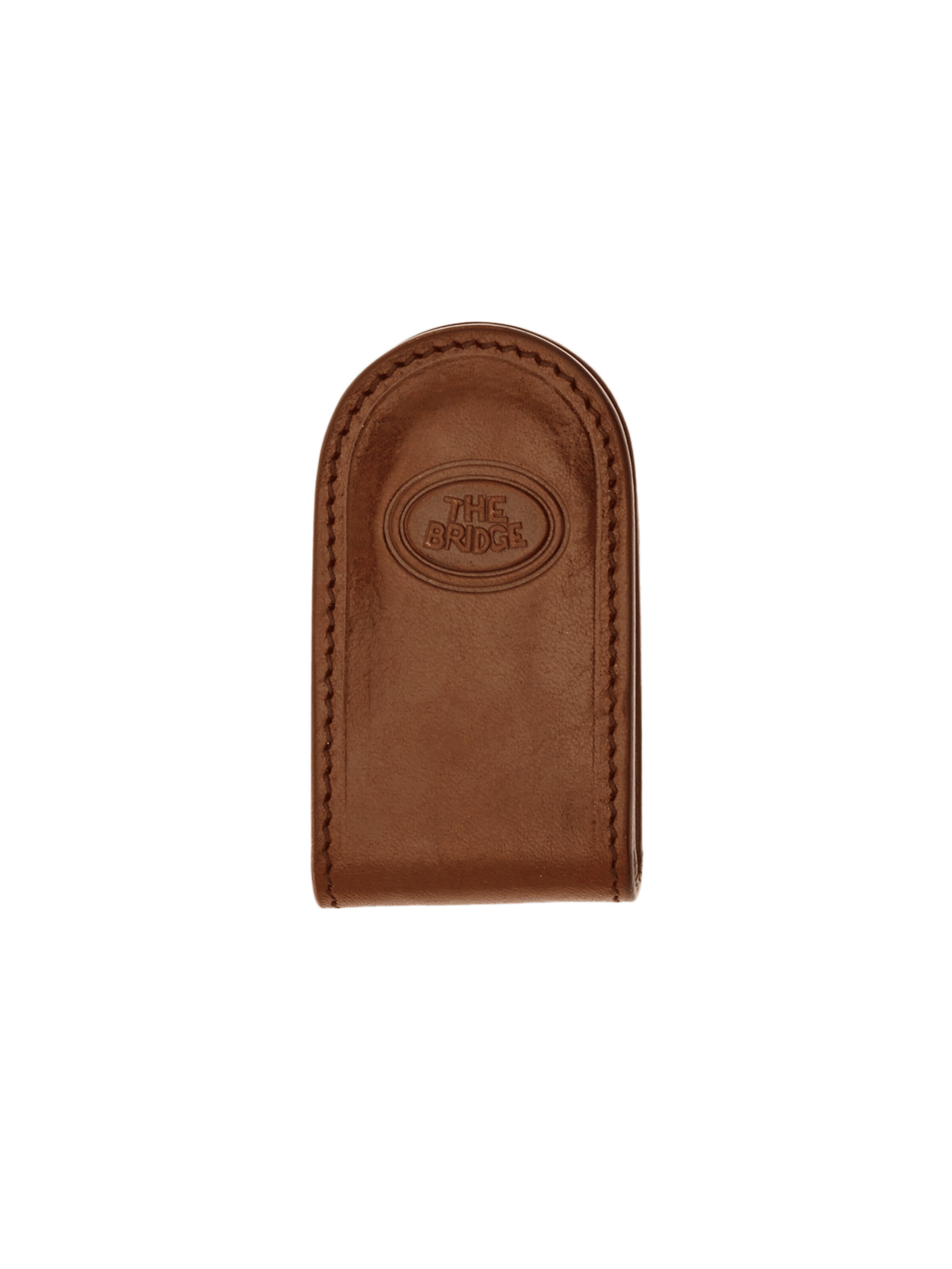 The Bridge Wallet in Brown: front
