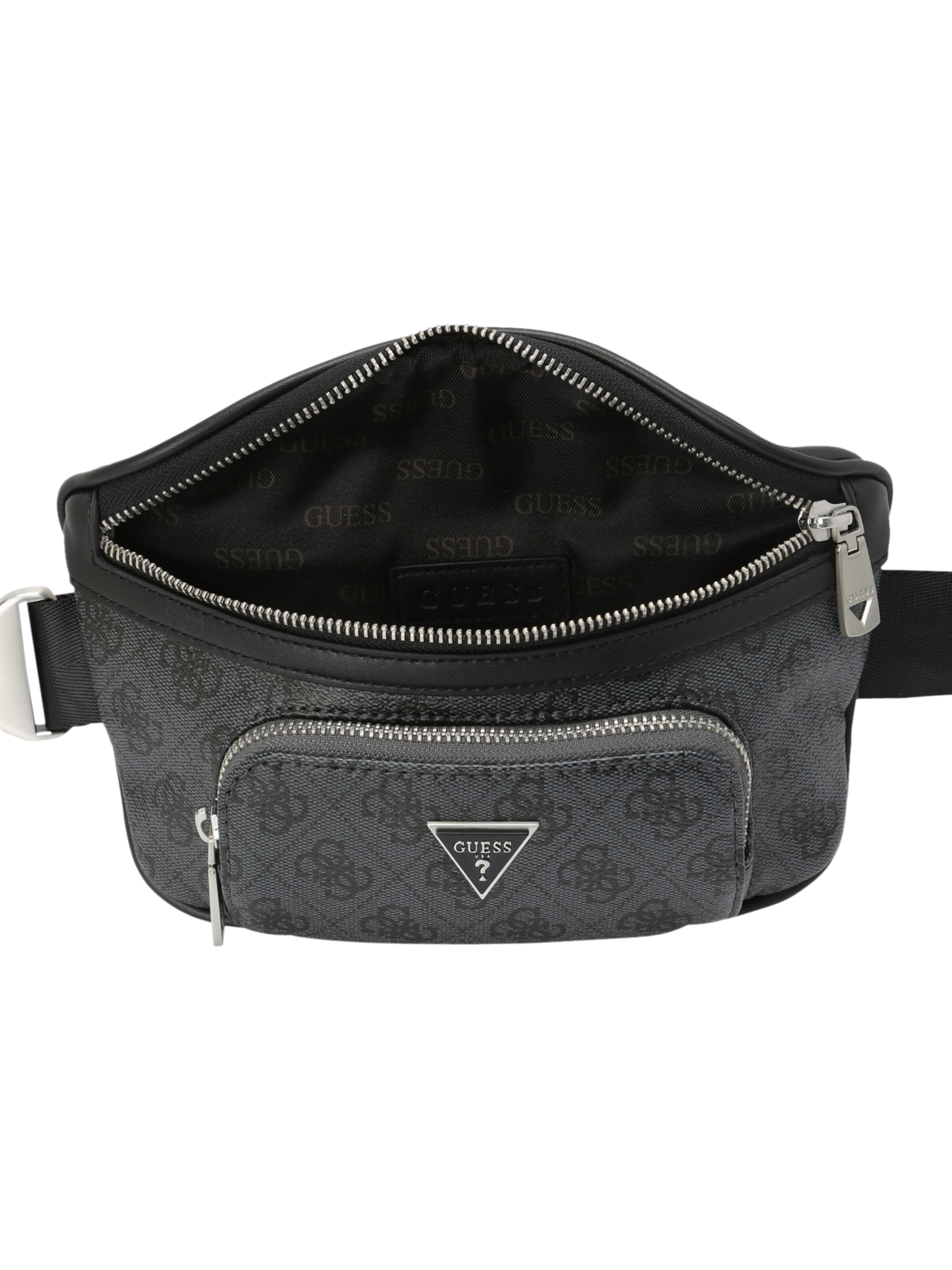 GUESS Belt bag 'MILANO SMART COMPACT BUM BAG' in Black