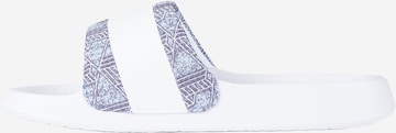 LACOSTE - Pantufa em branco: frente