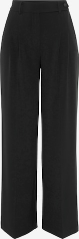 LASCANA - Pierna ancha Pantalón en negro: frente
