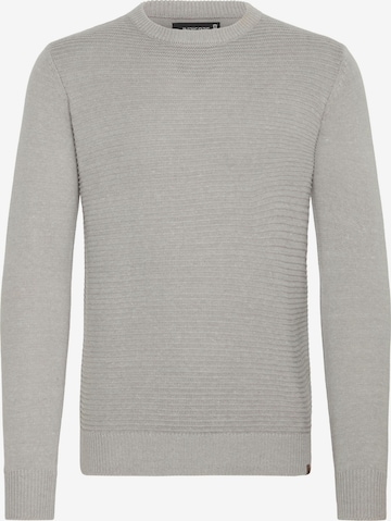 INDICODE JEANS Trui 'Ricardo' in Grijs: voorkant