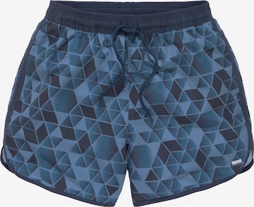 Shorts de bain BUFFALO en bleu : devant