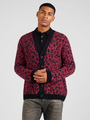 DRYKORN Knit Cardigan 'NADIR' in Red: front