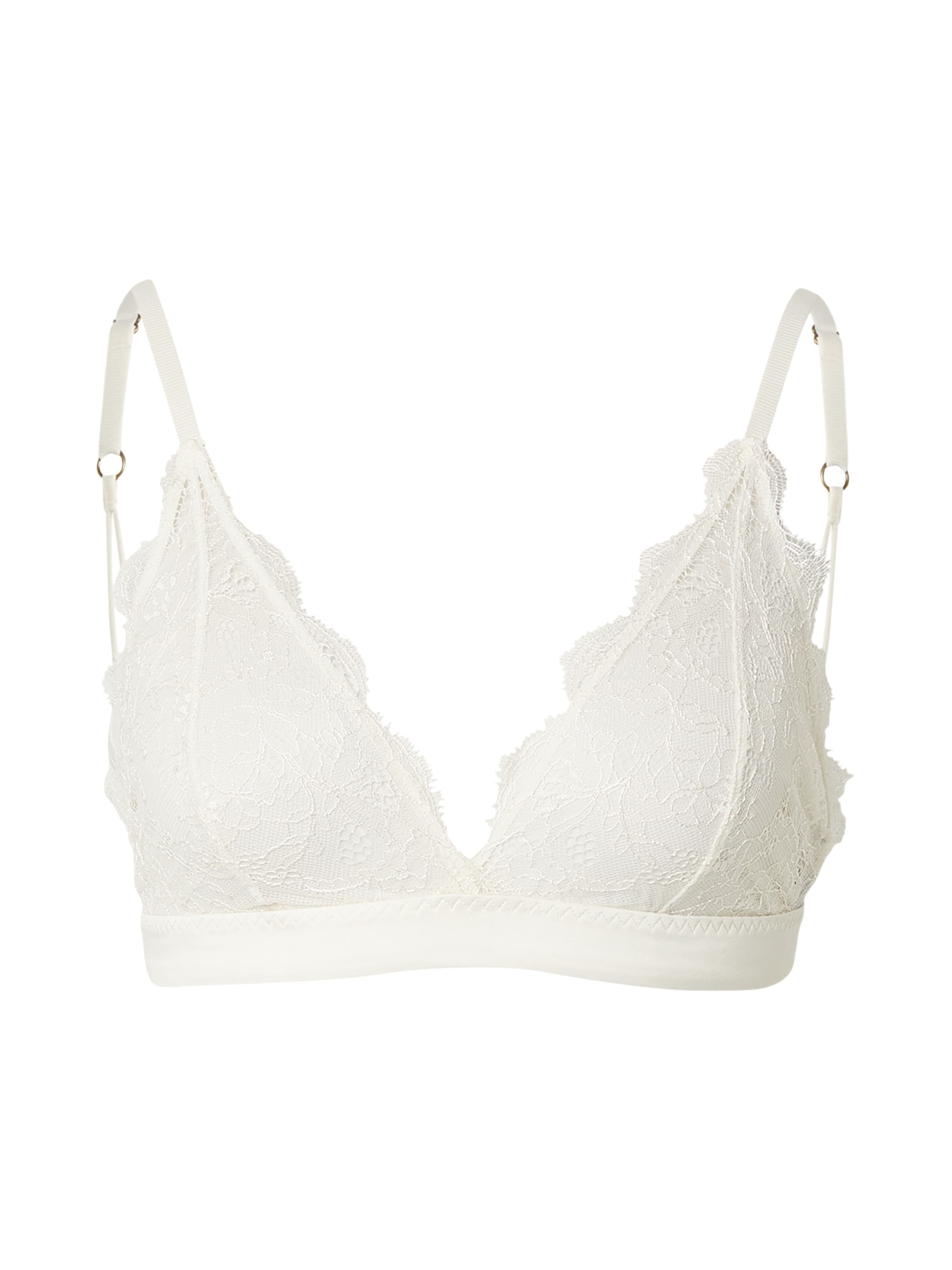 Triunghi Sutien 'GWEN' de la LOVE Stories pe alb: față