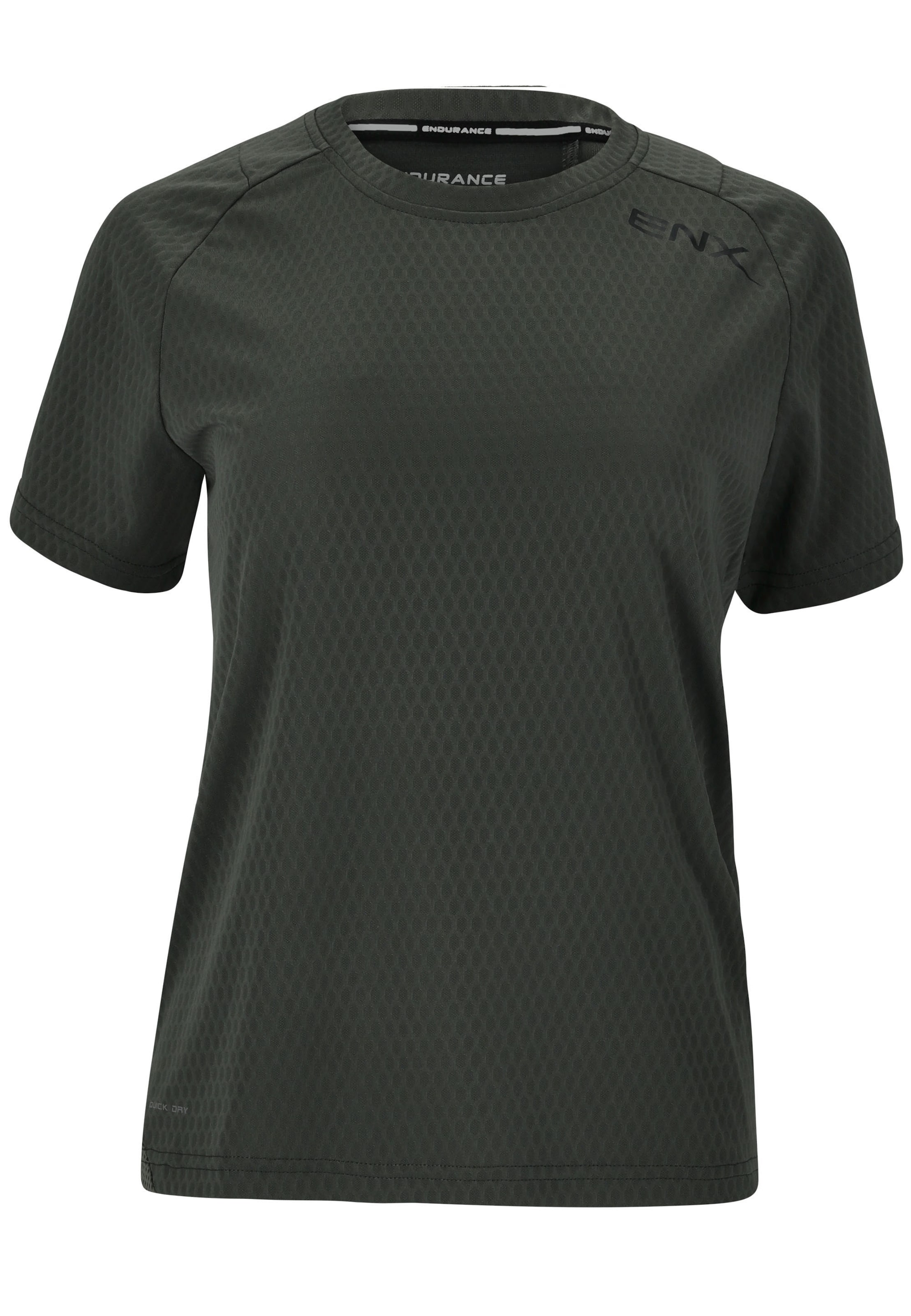 zaļš ENDURANCE Sporta krekls 'Jannie': no priekšpuses