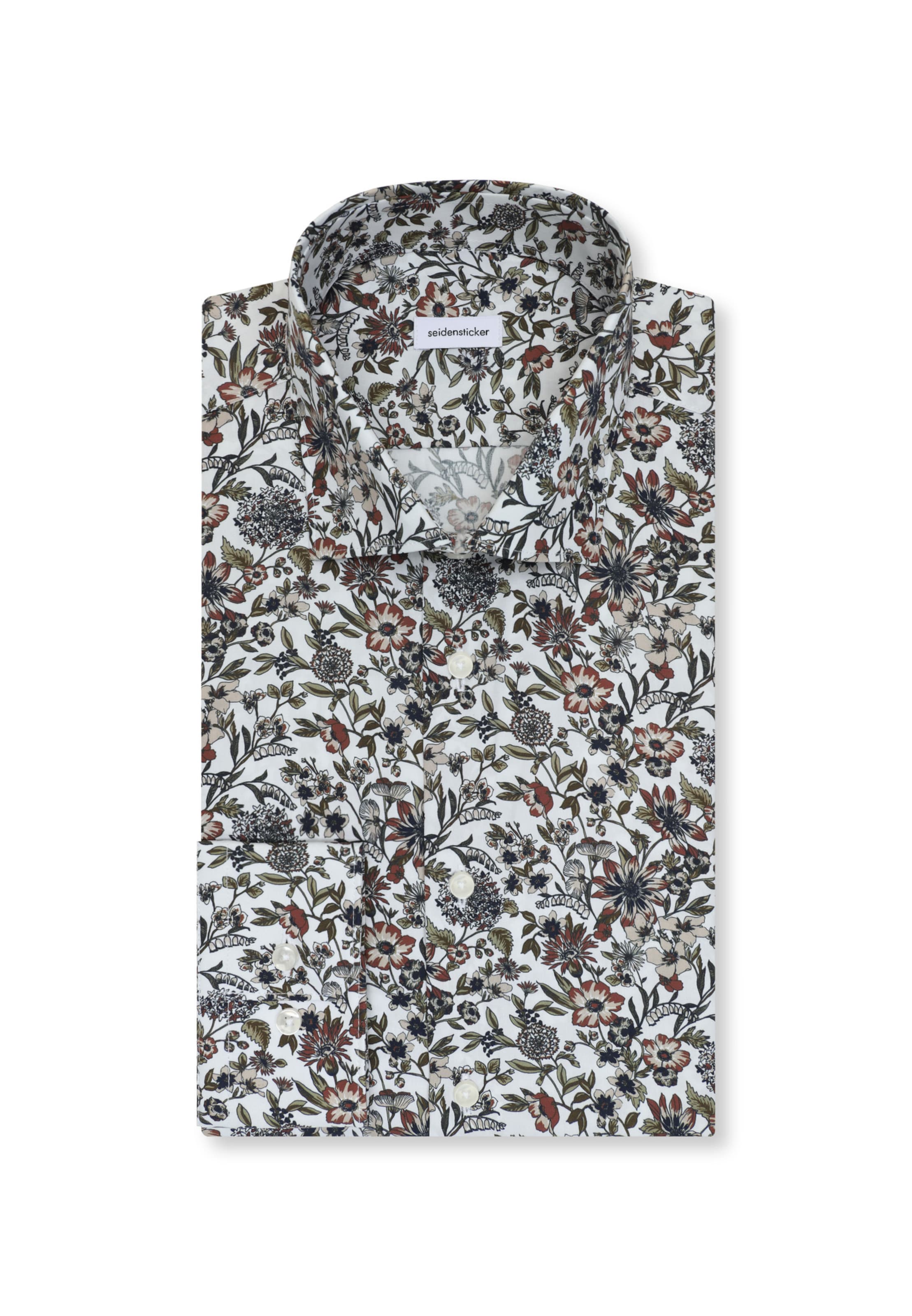 Coupe regular Chemise business SEIDENSTICKER en gris