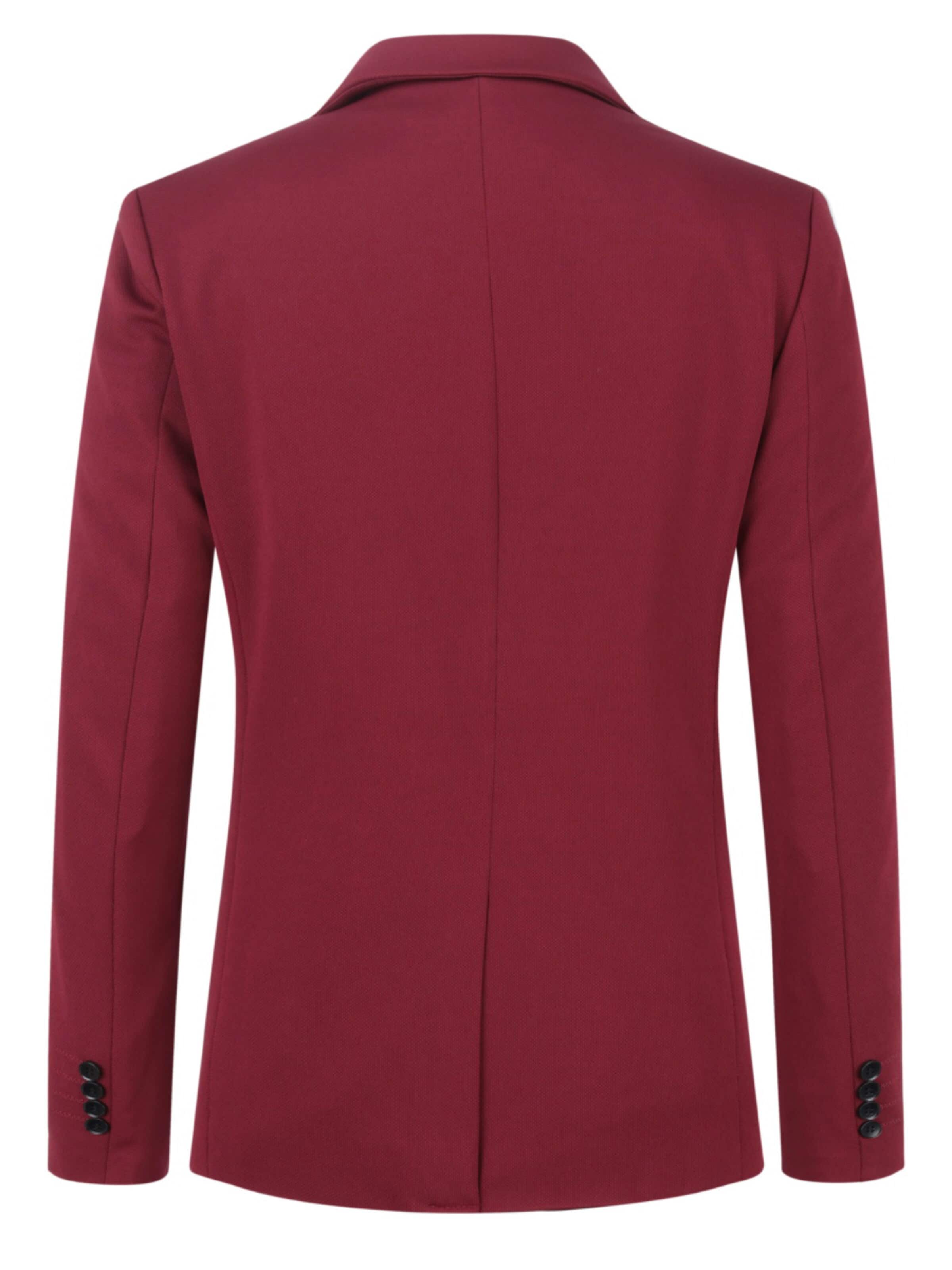 YOUTHUP Slim fit Suit 'Einheit' in Red