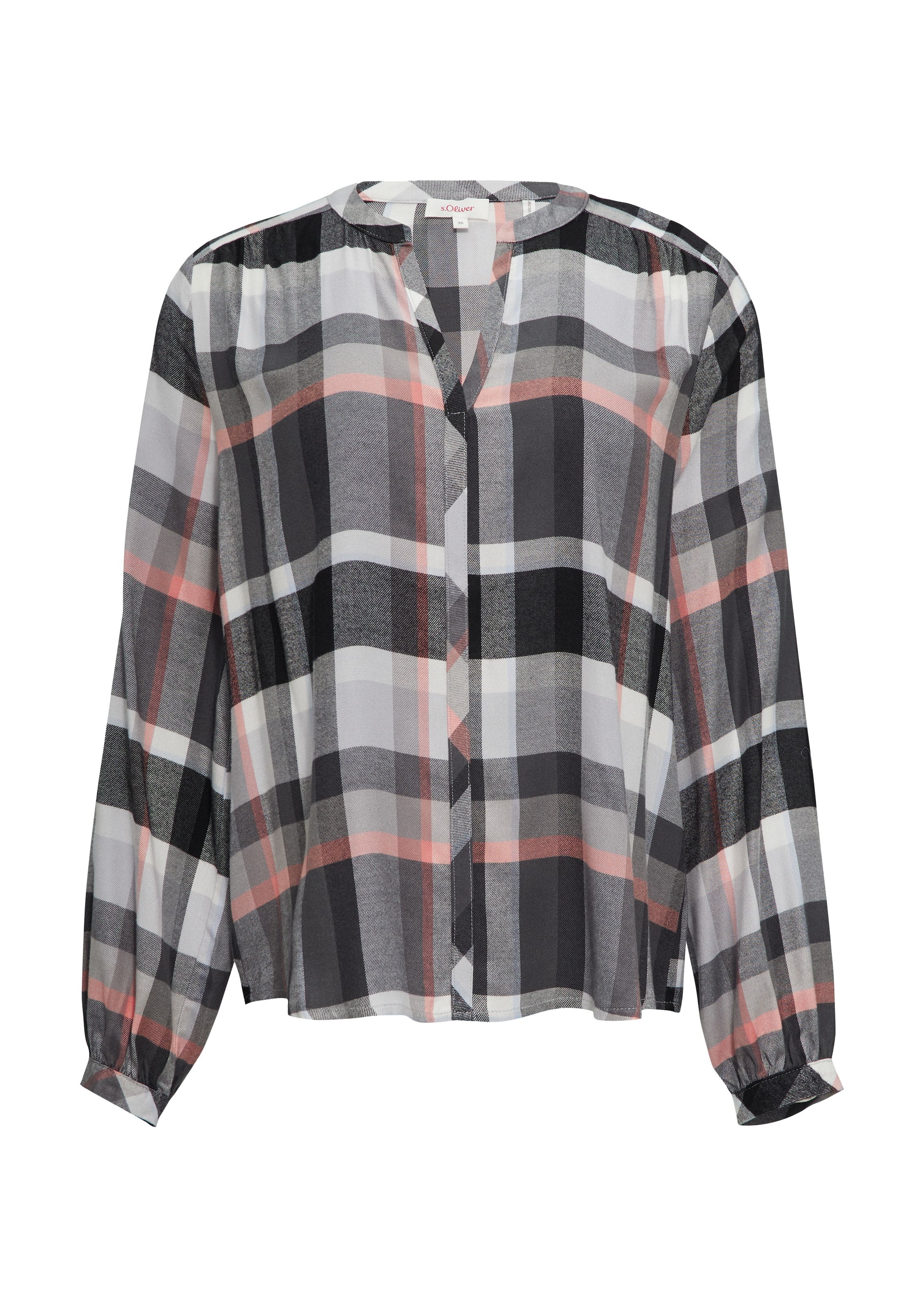 s.Oliver Blouse in Grijs: voorkant