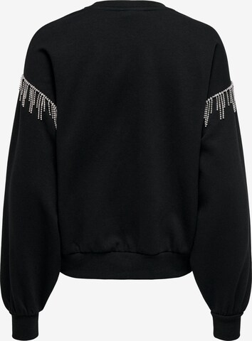 ONLY Sweatshirt 'SAINT' in Zwart