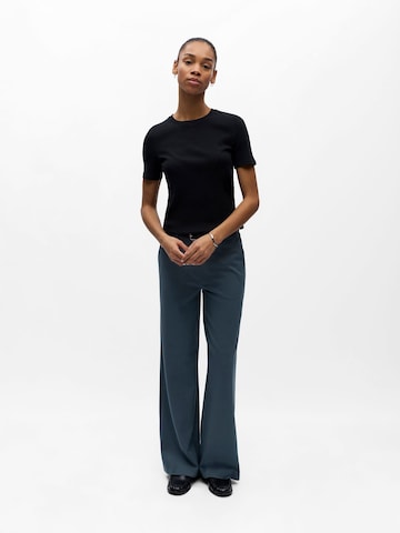 OBJECT Wide leg Bandplooibroek 'OBJLisa' in Blauw