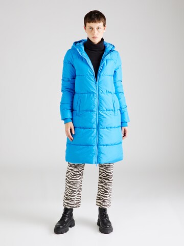 PIECES Χειμερινό παλτό 'Bee' σε μπλε: μπροστά