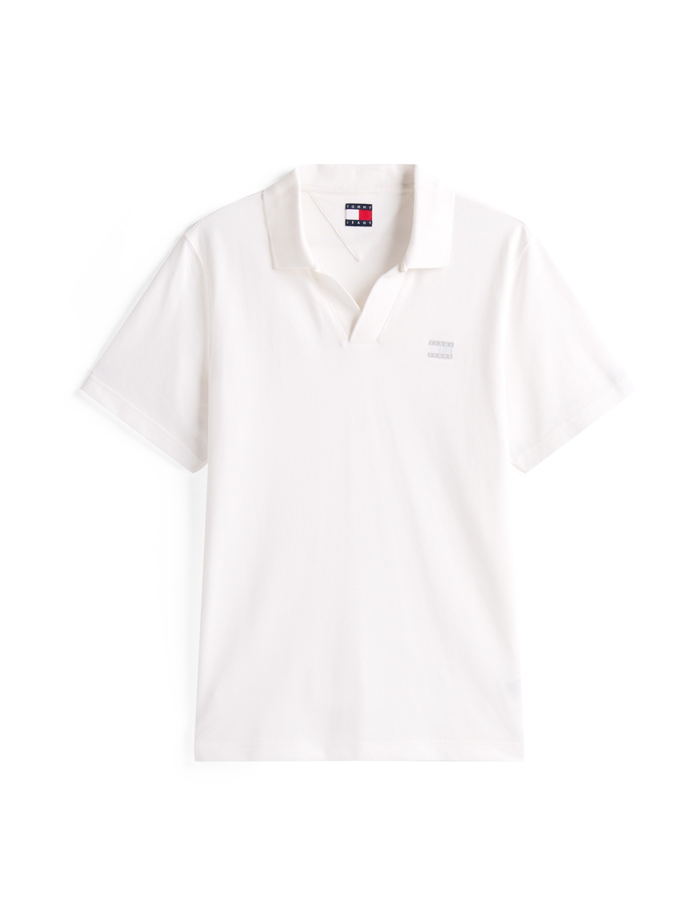 T-Shirt Tommy Jeans en blanc : devant