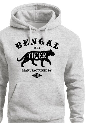 Neverless Sweatshirt 'Bengal Tiger' in Grey