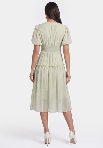 faina Jurk in Groen