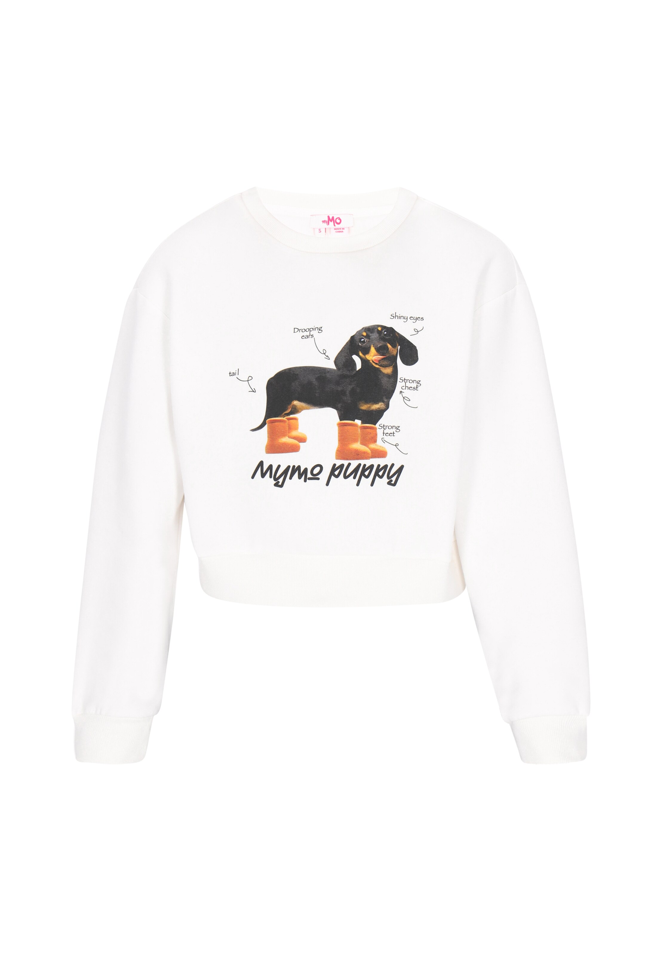 MYMO - Sweatshirt em branco: frente