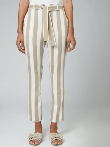 Coupe slim Pantalon 'Bianca' Guido Maria Kretschmer Women en beige : devant