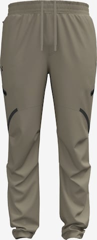 UNDER ARMOUR Tapered Sportbroek 'Unstoppable' in Bruin: voorkant